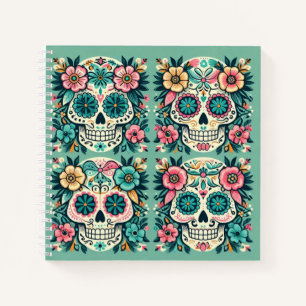 Boho SugarSkulls Notebook