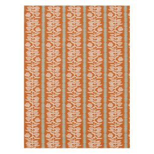 Boho summer cottage geometric terracotta minimalis tablecloth