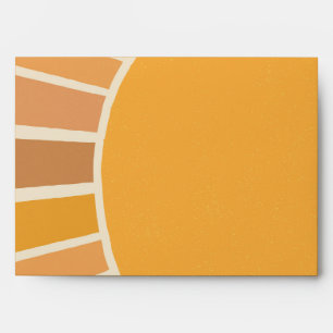 Boho Summer First Trip Around Sun Birthday Envelope