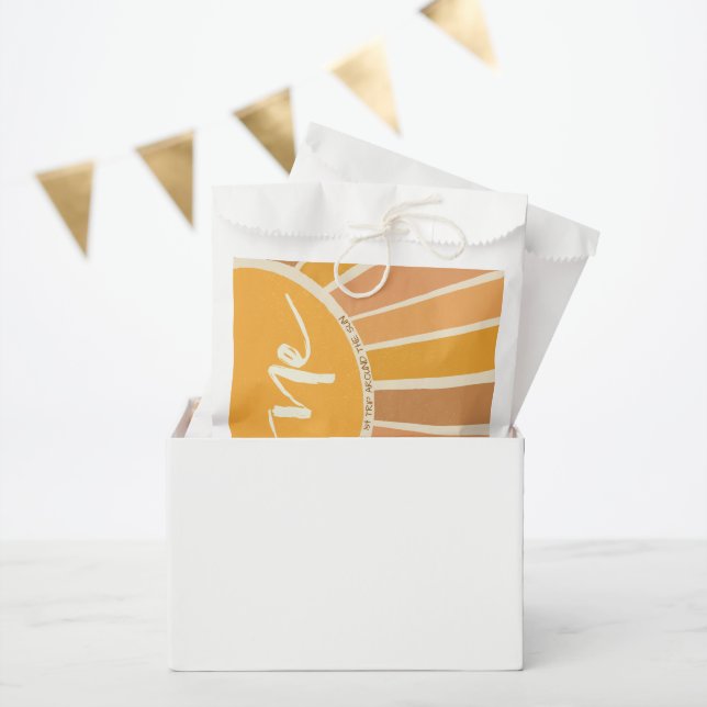 Boho Summer First Trip Around Sun Birthday Favour Bags (Party)