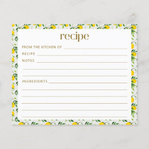 Boho Summer Lemon Fruit Bridal Shower Recipe