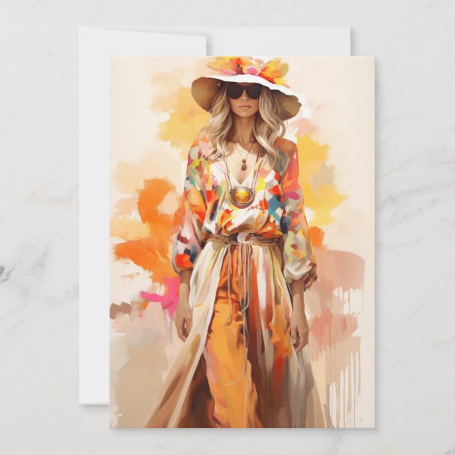 Boho Summer Mystery Card (Front)