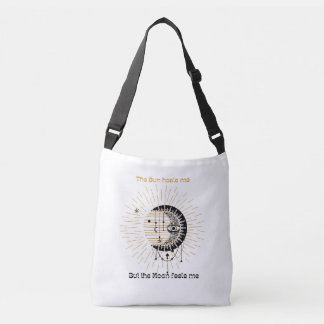 Boho Sun and Moon Crossbody Bag