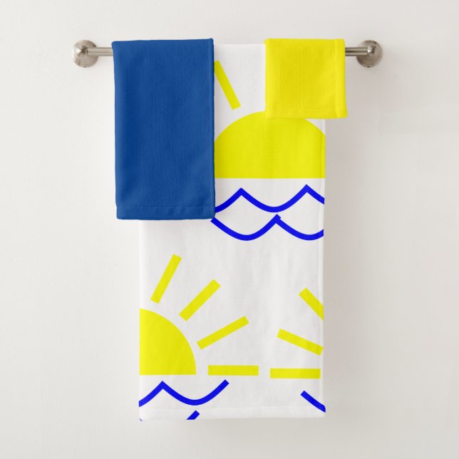 Boho Sun  Bath Towel Set (Insitu)