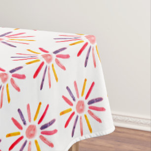 Boho Sun Birthday Baby Shower Gender Neutral Girl  Tablecloth