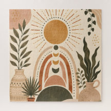 Boho Sun & Botanical Art