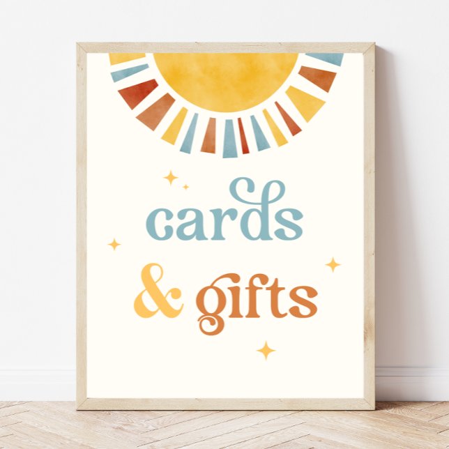 Boho Sun Cards & Gifts Sign (Creator Uploaded)