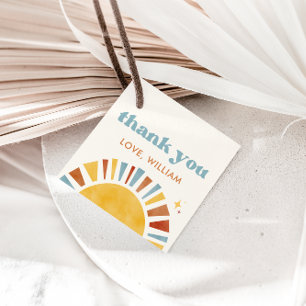 Boho Sun Favor Tags