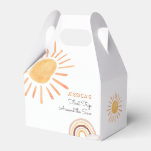 Boho Sun Favours Summer Little Sunshine Birthday Favour Box