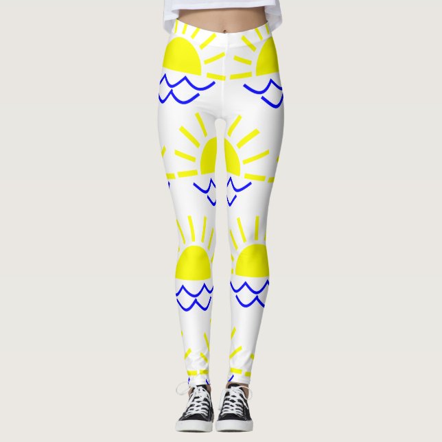 Boho Sun  Leggings (Front)