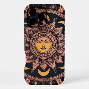 Boho Sun Mandala iPhone Case