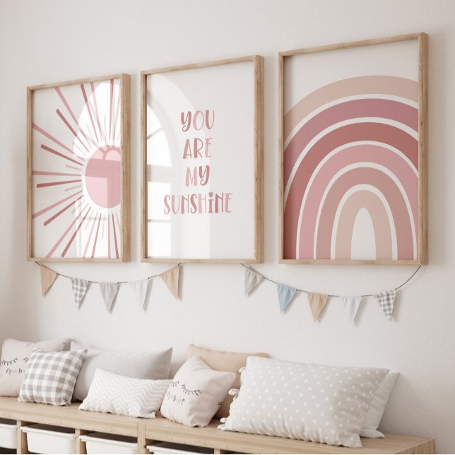 Boho Sun Quote Rainbow Kids Room (Creator Uploaded)