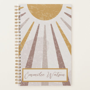 Boho Sunset ADHD Productivity, Planner