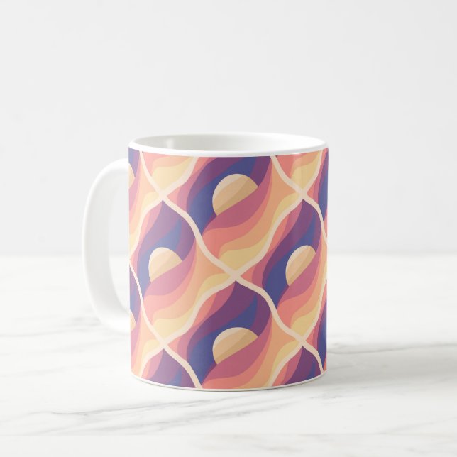 Boho Sunset Coffee Mug (Front Left)