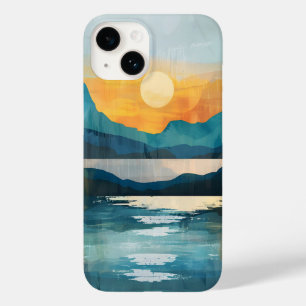 Boho Sunset Mountains Case-Mate iPhone 14 Case