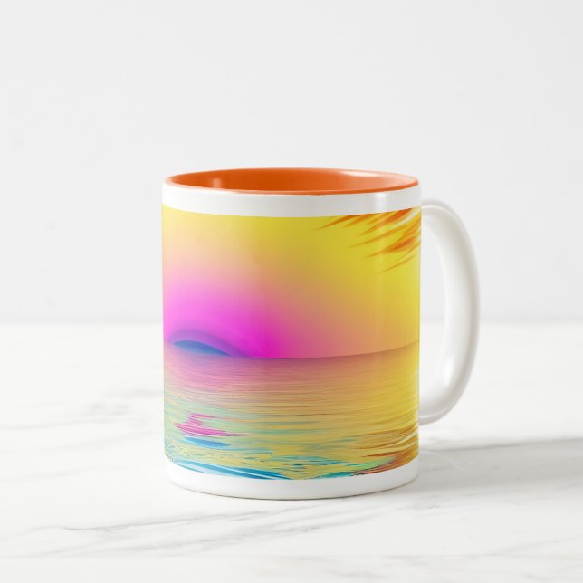 Boho Sunset Mug (Front Right)