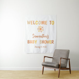 Boho Sunshine Baby Shower Tapestry