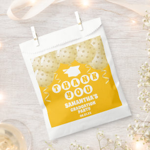 Boho Sunshine Balloons Graduation Party Thank You Favour Bags
