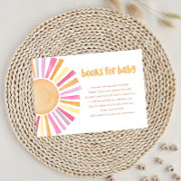 Boho sunshine girl baby shower books for baby