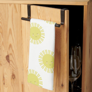 Boho Sunshine Pattern Tea Towel
