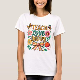 Boho teacher png In my teacher era Teach Love T-Shirt