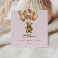 Boho Teddy Bear Beary First Birthday Party