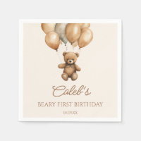 Boho Teddy Bear Beary First Birthday Party