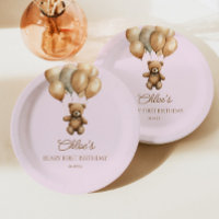 Boho Teddy Bear Beary First Birthday Party