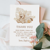 Boho Teddy Bear | Cute Soft Kids Birthday Party