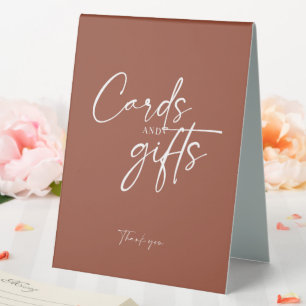Boho Terracotta Burnt Orange Cards and Gifts