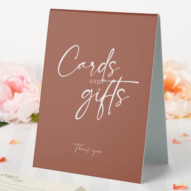 Boho Terracotta Burnt Orange Cards and Gifts (In SItu (Wedding))