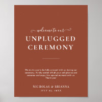 Boho Terracotta Burnt Orange Unplugged Wedding
