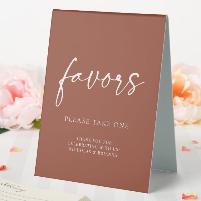 Boho Terracotta Burnt Orange Wedding Favours (In SItu (Wedding))