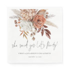 Boho Terracotta Florals She Said Yes Engagement 