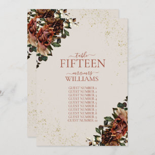 Boho Terracotta Greenery Floral Wedding Invitation