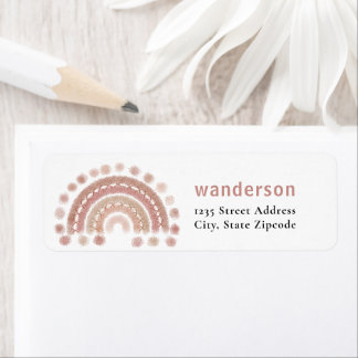 boho terracotta rainbow cosy