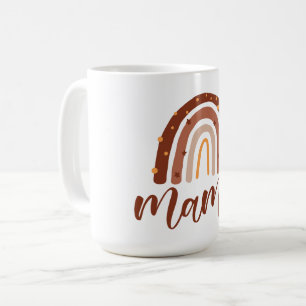 Boho Terracotta Rainbow Mama Coffee Mug