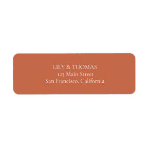 Boho Terracotta Wedding Classic