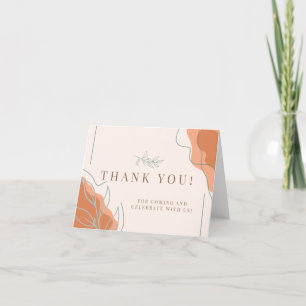 Boho Thank You Card