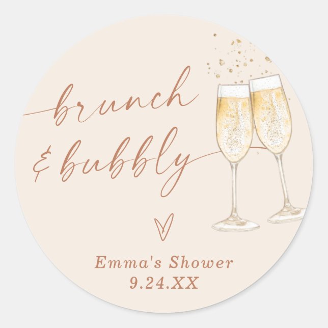 Boho Thank You Favour Sticker (Front)