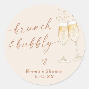 Boho Thank You Favour Sticker