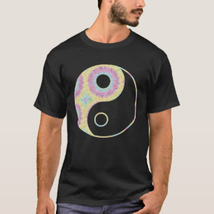 Boho Tie Dye Hippie Retro Yin Yang Zen Yoga T-Shirt