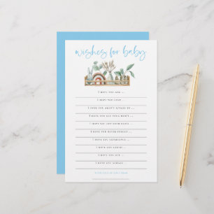 Boho Toys Boy Wishes for Baby Shower Game