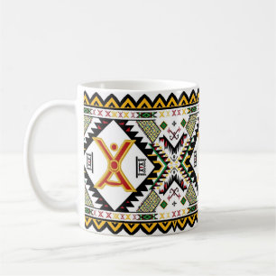 Boho Tribal Coffee Mug - Southwestern Geometric Az
