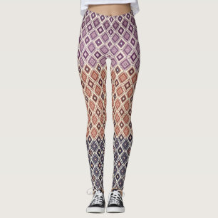 Boho Tribal Geometric Leggings