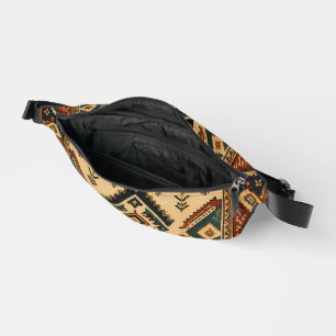 Boho Tribal Geometric Pattern Fanny Pack Southwe