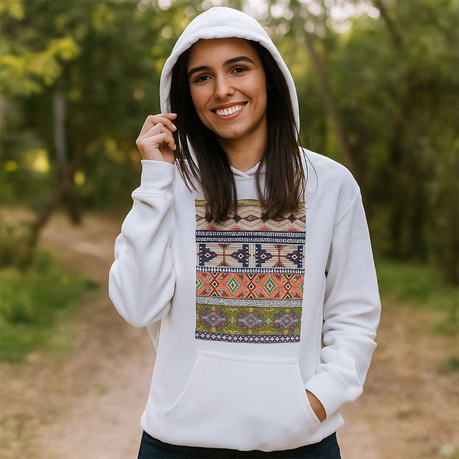 Boho Tribal Geometric Pattern Southwestern Aztec  Hoodie (Creator Uploaded)