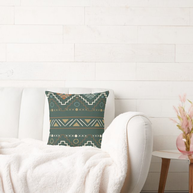 Boho Tribal Pattern Cushion (Couch)