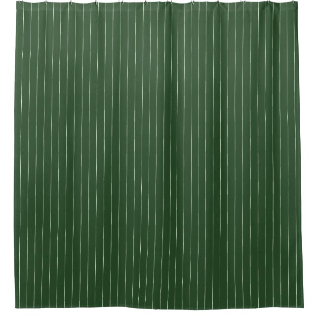 Boho Tribal salmon olive green stripe Shower Curtain (Front)