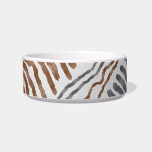 Boho Tribal Striped Pet Bowl